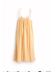 Flowy Striped Halter Dress