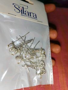 Decorative Hair Pins with Pearls