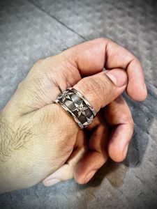 Men's Silver stainless steel Ring