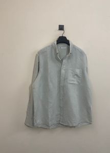 Men's Light Blue Linen Shirt