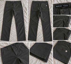 SNITCH Charcoal Grey Chinos