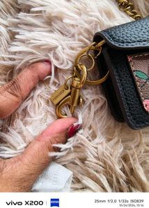 Coach( COPY)Cherry KEYCHAIN SLING  PREMIUM WITH BO