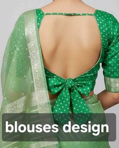 Lime Green Striped Saree