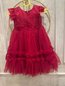 Adorable Red Tulle Party Dress