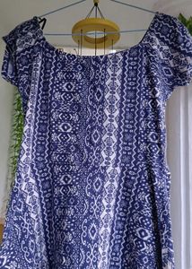 Boho Print A-Line Mini Dress