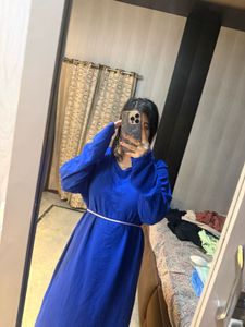 Vibrant Blue Ethnic dress🌻