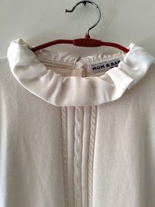 Mom And Bab Lapel Sweater