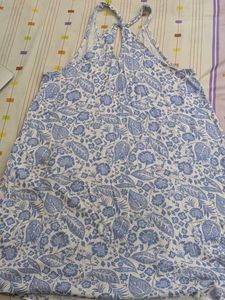 Floral Print Halter Neck Top