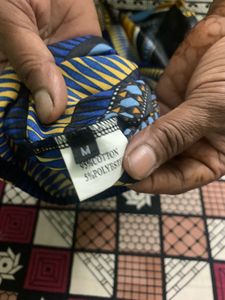 Colorful Geometric Print Kurta