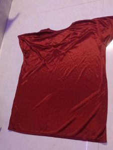 Maroon Satin Night suit