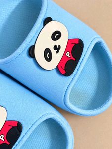 Cute Panda Slides - Blue