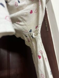Cute Heart Print Pajama Pants