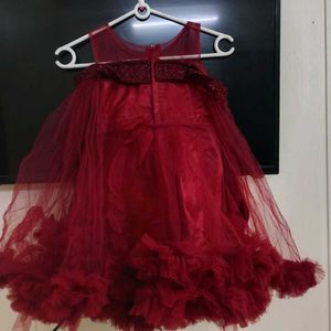 Sparkling Red Party Dress