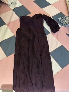Elegant One-Shoulder Evening Dress