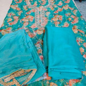 festival unstiched suit , dress material,kurta set