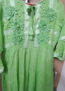 Lime Green Frock Suit