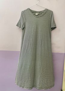GAP Black And White Striped Dress