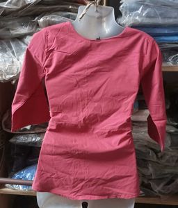 Cute Pink Top with Faith Hope Love Print