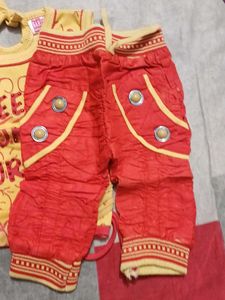 Cute Red Baby Outfit