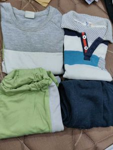 1+1 Boys t shirt and pants Babyoye sweat