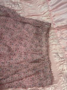 Floral Pink Ethnic Skirt
