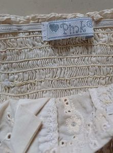 Boho Eyelet Lace Off-Shoulder Top