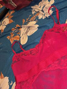 La Vie en Rose Lace Night Slip