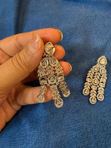 New without Tag Stunning CZ Drop Earrings