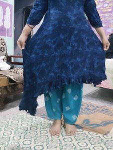 Royal Blue Asymmetrical Dress