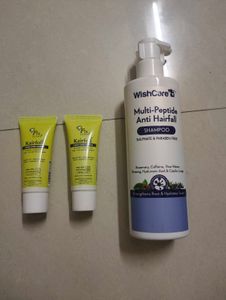 Wishcare Anti Hairfall & Fixderma Kairfoll Shampoo