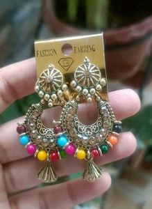 Multi Colour Earrings