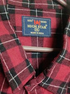Men's Red Plaid Flannel Shirt