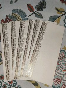 Vintage Gold Bordered Envelopes