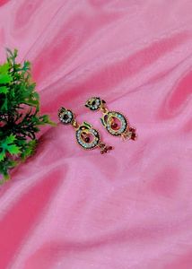 Peacock Dangle Earrings