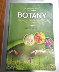 Botany Plus One Hand Book For SCERT & CBSE
