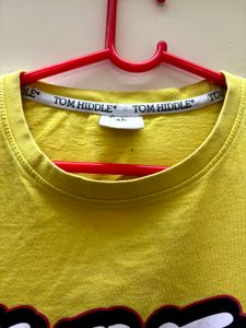 Yellow Graphic Print T-Shirt