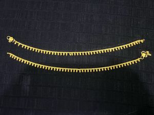 Gold-Plated Anklets