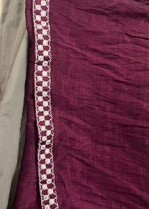 Embroidered Cotton Kurta