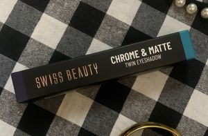 Swiss Beauty Chrome &amp; Matte Twin Eyeshadow