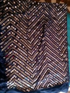 Heavy Sequence Work fabric