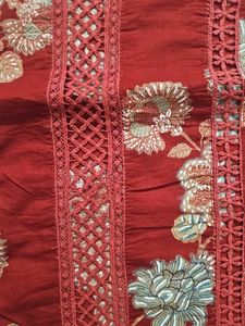Maroon Red Kurta Set with Dupatta