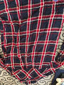 Chic Plaid Button-Up Shirt