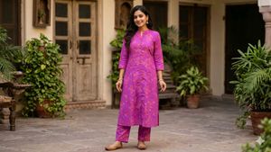 💜🩷Megenta Pink Kurta Set