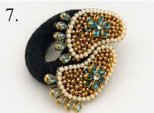 Elegant Pearl &amp; Gold Hair Tie