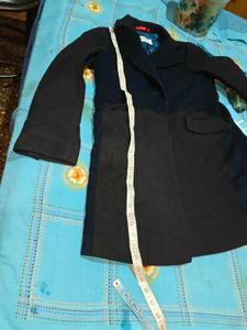 Stylish Two-Tone Men's Overcoat