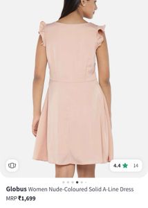 GLOBUS  Nude Color A Line Dress