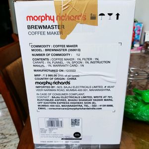 Morphy richards Coffee Maker