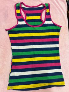 Colorful Striped Tank Top