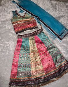 Embellished Ethnic Crop Top