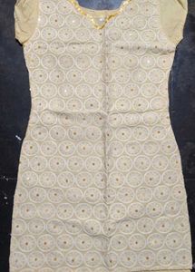 Elegant Off-White Kurta